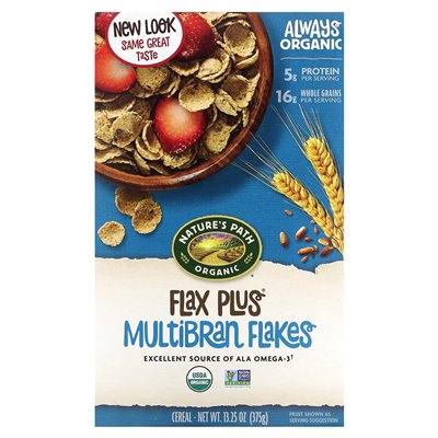 Nature's Path, Bio, Lels Plus Multibran Flakes Careal, 13,25 oz (375 g)
