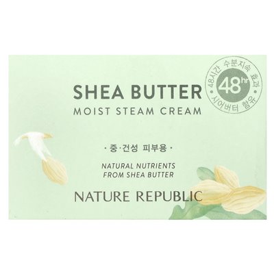 Nature Republic, Sheabutter, feuchte Dampfcreme, 3,38 fl oz (100 ml)