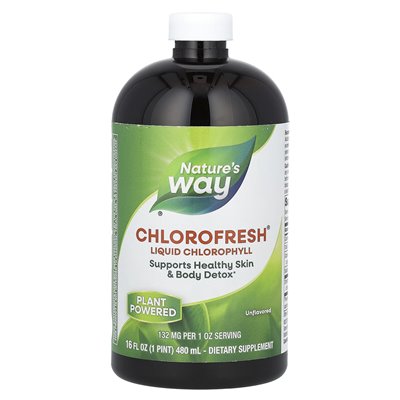 Nature's Way, Chlorofresh, ciekł chlorofil, niezmieniony, 16 fl oz (480 ml)