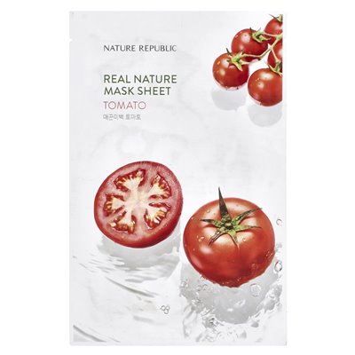 Nature Republic, Real Nature Beauty Mask, Tomato, 1 Sheet, 0.77 fl oz (23 ml)