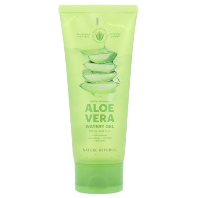 Nature Republic, Mild &amp Moisture Aloe Waterdy Gel, 8,45 fl oz (250 ml)