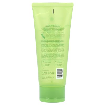 Nature Republic, Mild &amp Moisture Aloe Waterdy Gel, 8,45 fl oz (250 ml)