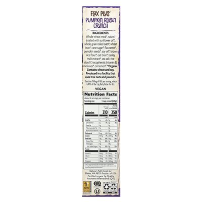 Nature's Path, Organic, Lels Proleal, Paymin Raisin Crunch, 12,3 uncji (350 g)