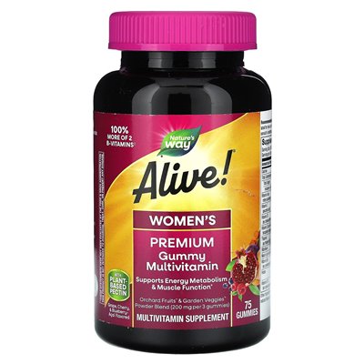 Natur, lebendig! Gummies Multivitamin, Traube, Kirsche & Blaubeere Acai, 75 Gummies