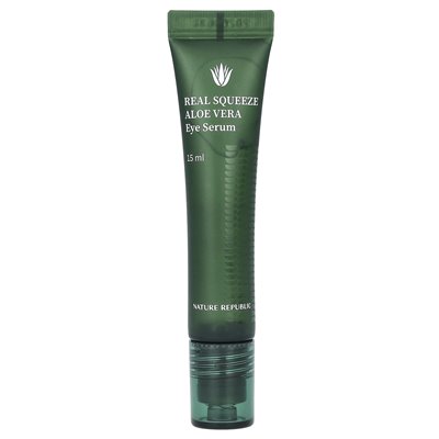 Nature Republic, Real Squeeze Aloe Augenserum, 0,5 fl oz (15 ml)