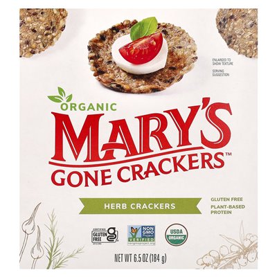 Mary's Gone Crackers, Bio-Kräutercracker, 6,5 oz (184 g)