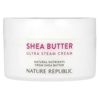 Nature Republic, Shea Butter, Ultra Steam Cream, 3,38 Fl Oz (100 ml)