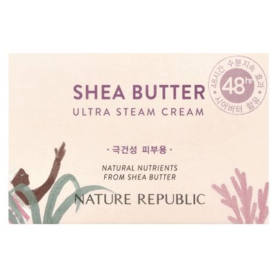 Nature Republic, Shea Butter, Ultra Steam Cream, 3,38 Fl Oz (100 ml)