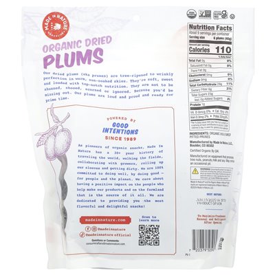 Made in Nature, Organic Dried Prunes, 13 oz (369 g)