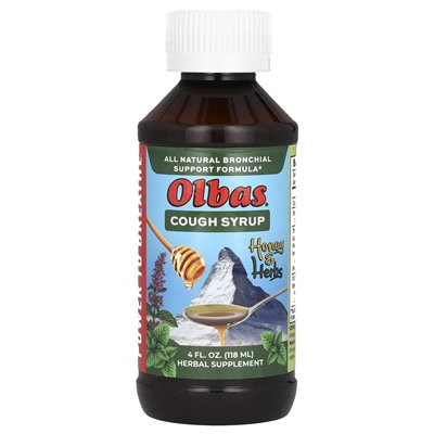 Olbas Therapeutic, Hustensaft, Honig und Kräuter, 4 fl oz (118 ml)