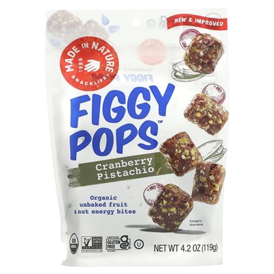 Made in Nature, Figgy Pops, Cranberry-Pistazie, 4,2 Unzen (119 g)