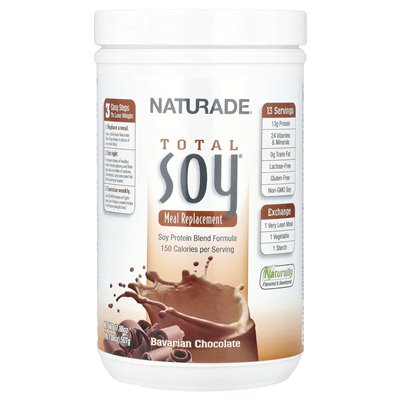 Naturade, Całkowite Soja, Zamiennik Posiłków, Bavarska Czekolada, 17.88 oz (507 g) Naturade, Całkowite Soja, Zamiennik Posiłków, Bavarska Czekolada, 17.88 oz (507 g)