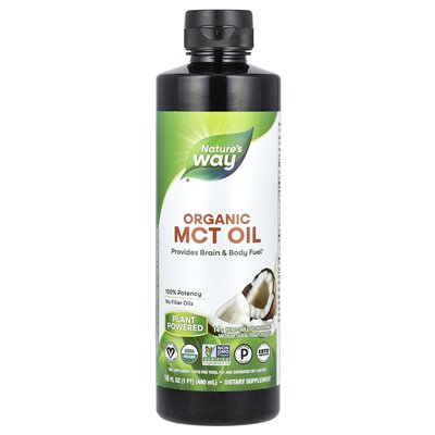 Nature's Way, Organic MCT Oil, 16 Fl Oz (480 ml)