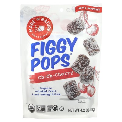 Made in Nature, Figgy Pops, CH-Cherry, 4,2 uncji (119 g)