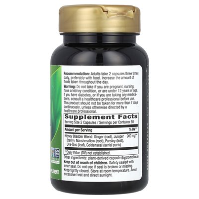 Nature's Way, Kidney Bladder, 900mg, 100 vegan capsules (450mg per capsule)