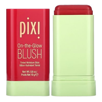 Pixi Beauty, Blush On-the-Glow, zabarwiony wilgoć, rubin, 0,6 uncji (19 g) Pixi Beauty, Blush On-the-Glow, zabarwiony wilgoć, rubin, 0,6 uncji (19 g)