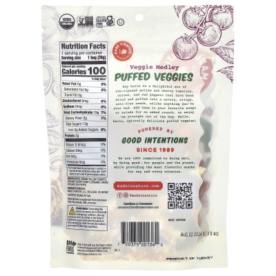 Made in Nature, Bio-Gemüsemischung, 1 oz (28 g)
