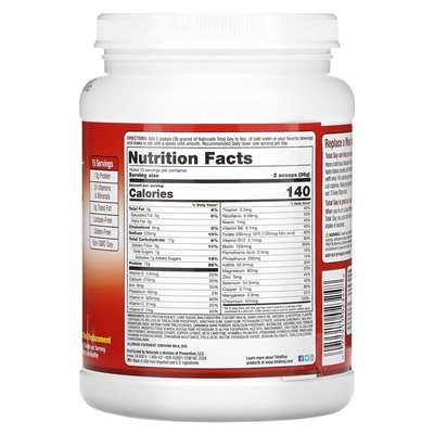Naturade, Total Soja, Shake, Shake, Horchata, 1,2 funta (540 g) Naturade, Total Soja, Shake, Shake, Horchata, 1,2 funta (540 g)