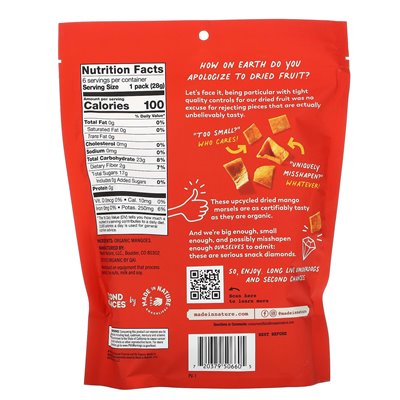 Made in Nature, Second Chance Mango, Trockenfrüchte, 6 Packungen, je 1 oz (28 g)
