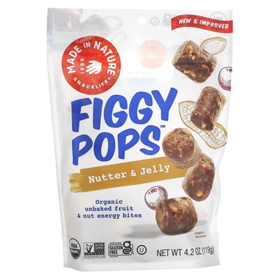 Made in Nature, Figgy Pops, Nüsse und Gelee, 4,2 Unzen (119 g)
