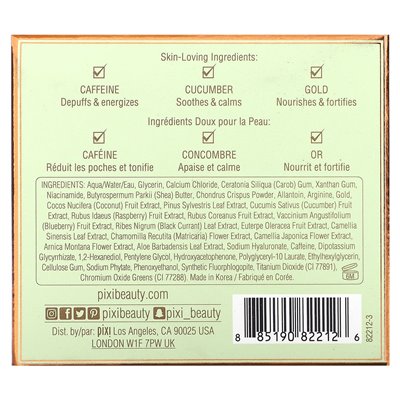 Pixi Beauty, Detoxifeye, Depuffing Eye Patches, 60 łatek