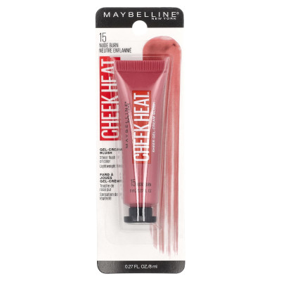 Maybelline, cheek warmth, gel blush, 15 naked burn, 0.27 fl oz (8 ml) Maybelline, cheek warmth, gel blush, 15 naked burn, 0.27 fl oz (8 ml)