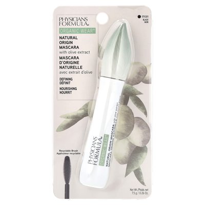 Doctors Formula, Organic Wear, Mascara natürlichen Ursprungs, 1711311 Schwarz, 0,26 oz (7,5 g)