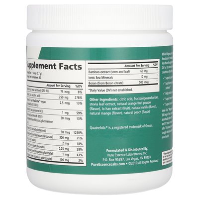 Pure Essence, Ionic-Fizz Magnesium Plus, Orange-Vanille, 12,06 oz (342 g)