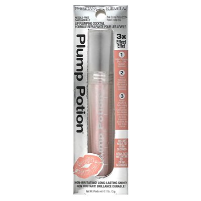 Doctors Formula, Plump Potion, Needy Lip Plumping Cocktail, 2214 Pink Crystal Potion, 0.1 oz (3 g)
