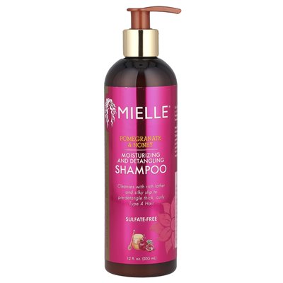 Mielle, Nawilżające i Rozczesywujące Szampon, Granat i Miód, 12 uncji (355 ml) Mielle, Nawilżające i Rozczesywujące Szampon, Granat i Miód, 12 uncji (355 ml)