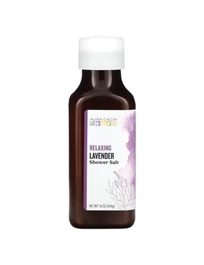 Aura Cacia, Duschsalz, Entspannender Lavendel, 16 oz (454 g)