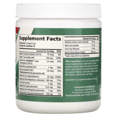 Pure Essence, Ionic-Fizz, Magnesium Plus, Himbeerlimonade, 12,06 oz (342 g)