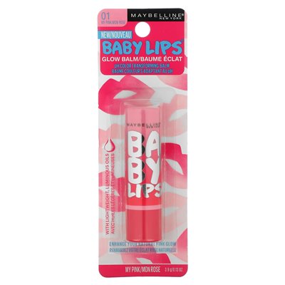 Maybelline, Baby Lips, Glow Balm, 01 My Pink, 0,13 uncji (3,9 g)
