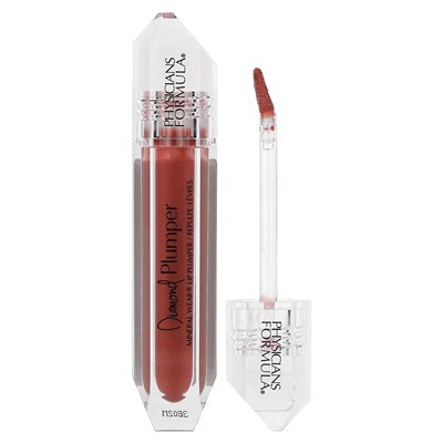Doctors formula, diamond plum, mineral lip plum, champagne cushion cut 1712257, 0.17 fl oz (5 ml)