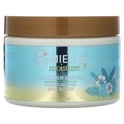 Mielle, wilgoć RX, nawilżające masło do włosów, hawajski imbir, 12 uncji (340 g)