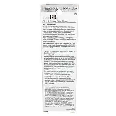 Doctors Formula, Super BB, All-In-In-1-Schönheitsbalsam-Creme, 6207 Light Clair, 1,2 fl oz (35 ml) Doctors Formula, Super BB, All-In-In-1-Schönheitsbalsam-Creme, 6207 Light Clair, 1,2 fl oz (35 ml)