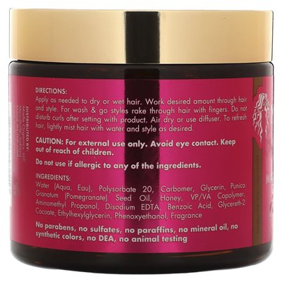 Mielle, Gel Styler, Maksymum Hold, Granate & Honey Blend, 16 uncji (454 g) Mielle, Gel Styler, Maksymum Hold, Granate & Honey Blend, 16 uncji (454 g)