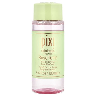 Pixi Beauty, Rose Tonic, Rose & Bronberry Nourishing Toner, Alcohol Free, 3.4 fl oz (100 ml)