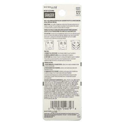 Maybelline, instant Age Rewind, eraser, multi-concealer, 122 sand, 0.2 fl oz (6 ml)