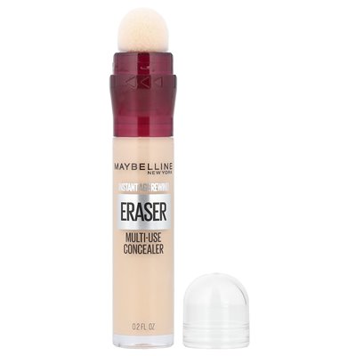 Maybelline, instant Age Rewind, gumka, korektor wieloosobowy, 100 kości słoniowej, 0,2 fl oz (6 ml)