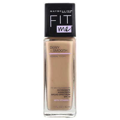 Maybelline, Fit ME®, Dewy + Smooth Foundation, 115 Ivory, 1 Fl Oz (30 ml)