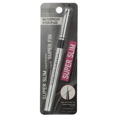 Formuła lekarzy, Super Slim Liquid Eyeliner, 1712803 Ultra Black, 0,013 Fl Oz (0,4 ml) Formuła lekarzy, Super Slim Liquid Eyeliner, 1712803 Ultra Black, 0,013 Fl Oz (0,4 ml)