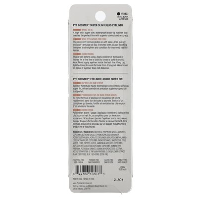 Doctors Formula, Super Slim Liquid Eyeliner, 1712803 Ultra Black, 0.013 Fl Oz (0.4 ml)