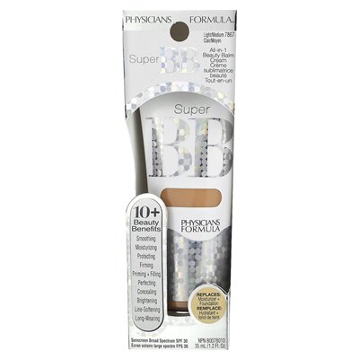 Doctors Formula, Super BB, All-In-In-1 Beauty Balm Cream, SPF 30, 7867 Light/Medium, 1.2 Fl Oz (35 ml) Doctors Formula, Super BB, All-In-In-1 Beauty Balm Cream, SPF 30, 7867 Light/Medium, 1.2 Fl Oz (35 ml)