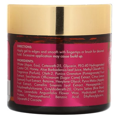 Mielle, Super Hold Edge Gel, Pomegranate & Honey Blend, 2 oz (57 g) Mielle, Super Hold Edge Gel, Pomegranate & Honey Blend, 2 oz (57 g)