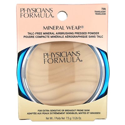 Formuła lekarzy, zużycie mineralne, prasowy proszek bez talku, prasowy proszek, 7586, półprzezroczysty, 0,26 uncji (7,5 g) Formuła lekarzy, zużycie mineralne, prasowy proszek bez talku, prasowy proszek, 7586, półprzezroczysty, 0,26 uncji (7,5 g)