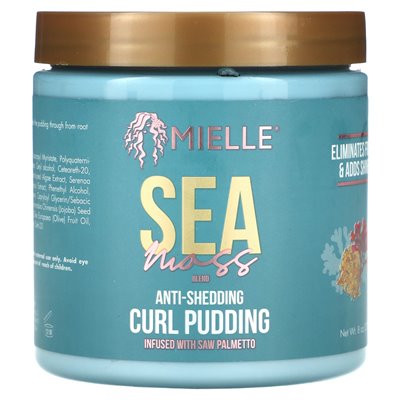 Mielle, Anti-Shedding Curl Pudding, Sea Moss Blend, 8 oz (227 g) Mielle, Anti-Shedding Curl Pudding, Sea Moss Blend, 8 oz (227 g)