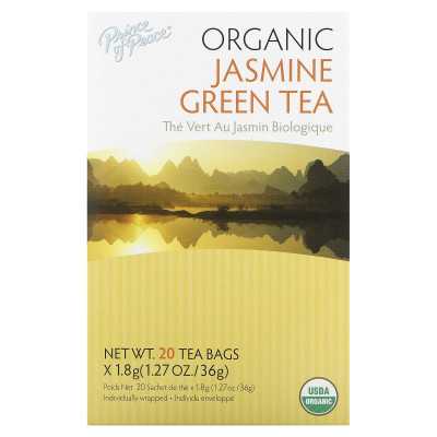 Prince of Peace, Bio-Jasmin-Grüntee, 20 Teebeutel, 1,27 oz (36 g)