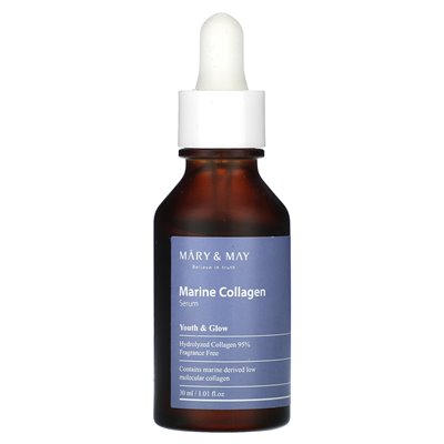 Mary & May, Marine Collagen Serum, 1,01 Fl Oz (30 ml) Mary & May, Marine Collagen Serum, 1,01 Fl Oz (30 ml)