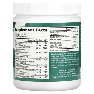 Pure Essence, Ionic-Fizz, Super DK Calcium Plus, Mixed Berry, 14.82 oz (420 g)